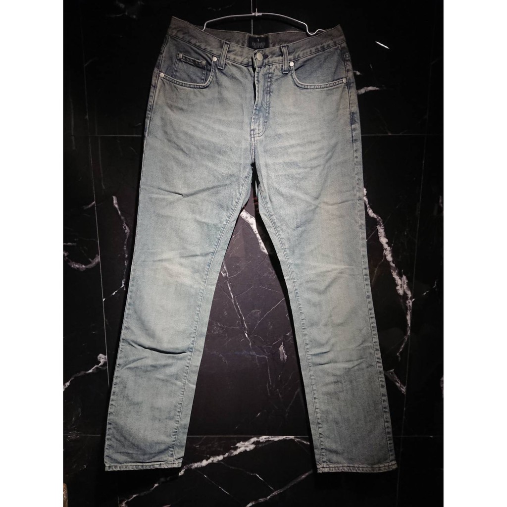 【S&amp;K Shop】正品 九成新 TRUSSARDI Jeans 牛仔褲 Mod.370 尺寸48 34 UK32