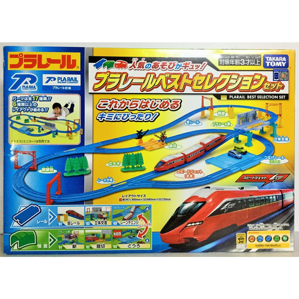 現貨 正版TAKARA TOMY PLARAIL鐵道王國-SPEEDJET 精選火車套組