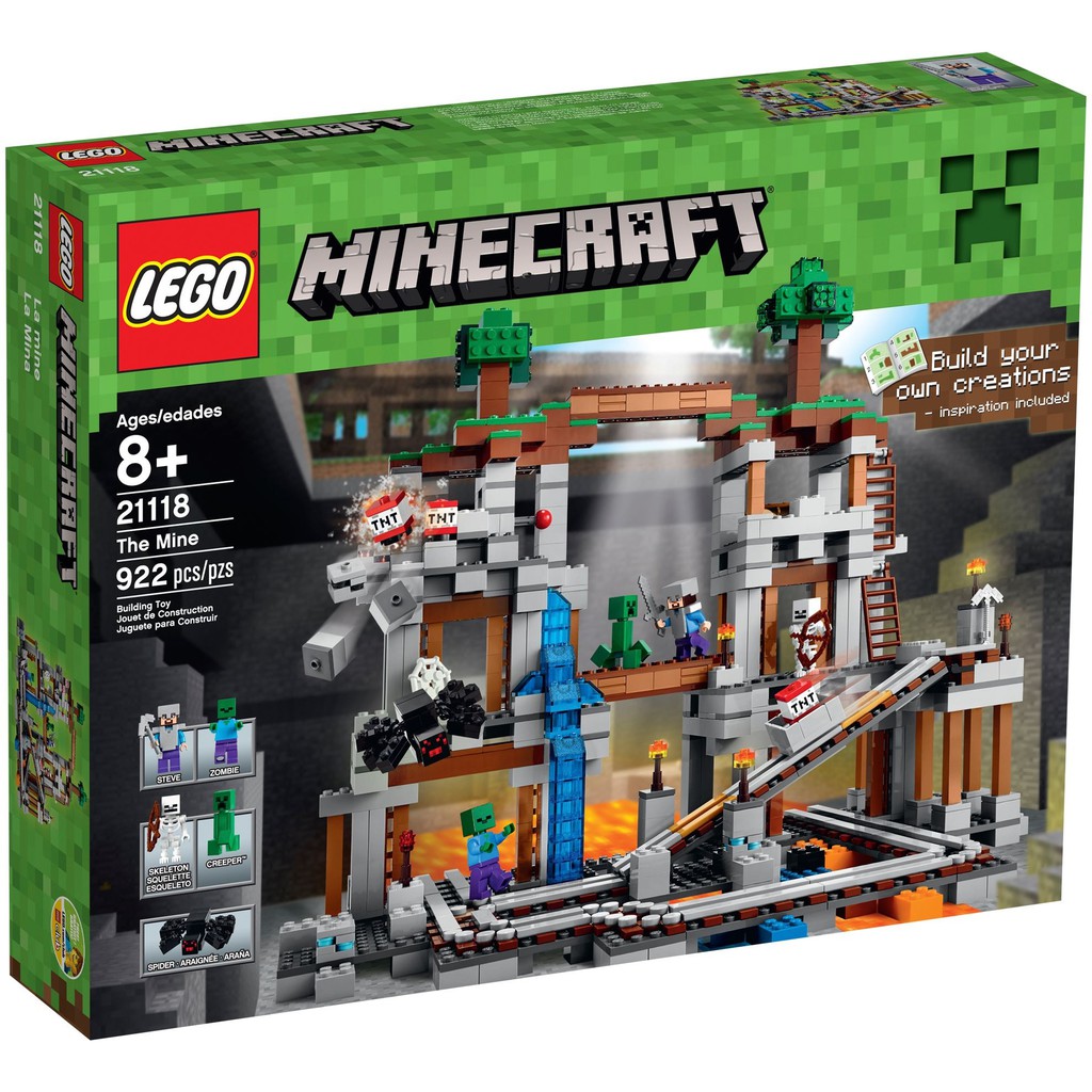[正版] 樂高 LEGO 21118 創世神 系列 礦坑 礦場 (全新未拆品) The Mine 當個創世神 絕版