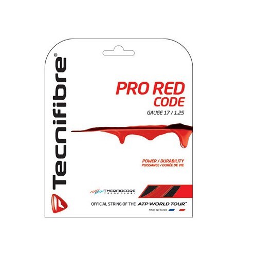 TECNIFIBRE PRO Redcode 網球線 12M 單股硬線 耐用 不易掉磅