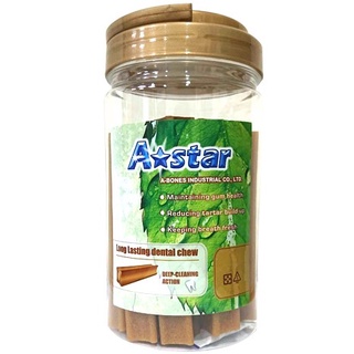 [新增新口味]A-star Bones動物造型潔牙骨(罐裝29隻) //夾心耐咬潔牙棒//起司鱷魚/耐咬型潔牙骨