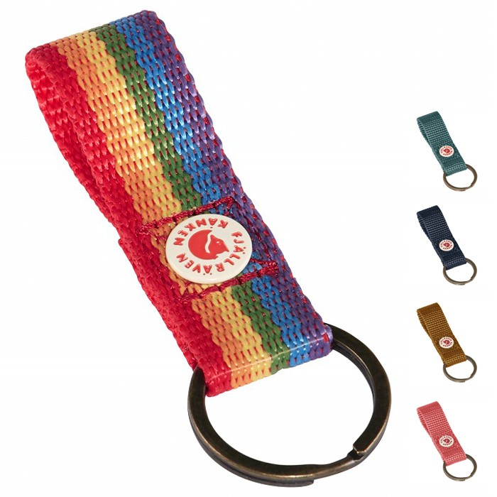 Fjallraven 北極狐 KANKEN RAINBOW KEYRING 鑰匙圈 彩虹圖騰 23622 23785