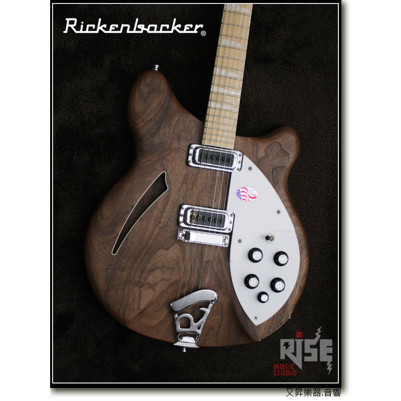 Rickenbacker 360 Walnut 半空心 電吉他 360W 附原廠硬盒【又昇樂器.音響】