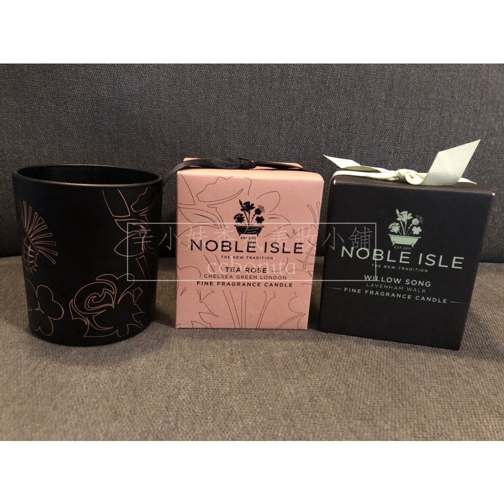 🌺現貨 英國 NOBLE ISLE香氛蠟燭(新版) 茶玫瑰/ 柳樹之歌200g