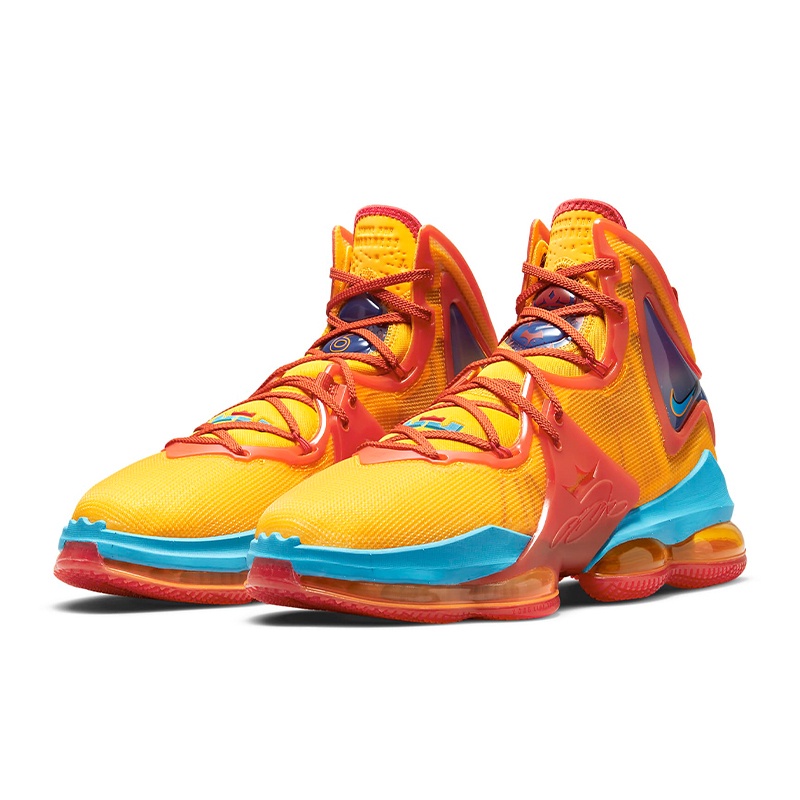 沃皮斯[現貨] Nike LeBron 19 Uniform Hook  詹皇 籃球鞋 橘黃 男款 DC9342-800