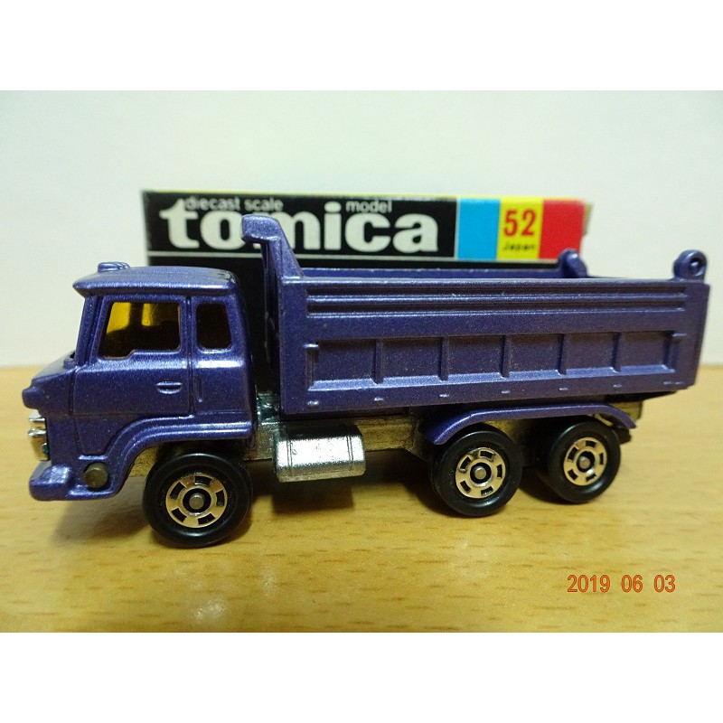 Tomica絕版黑盒52-1-14 日野Dump Car(Super Gift)廖修弘下標