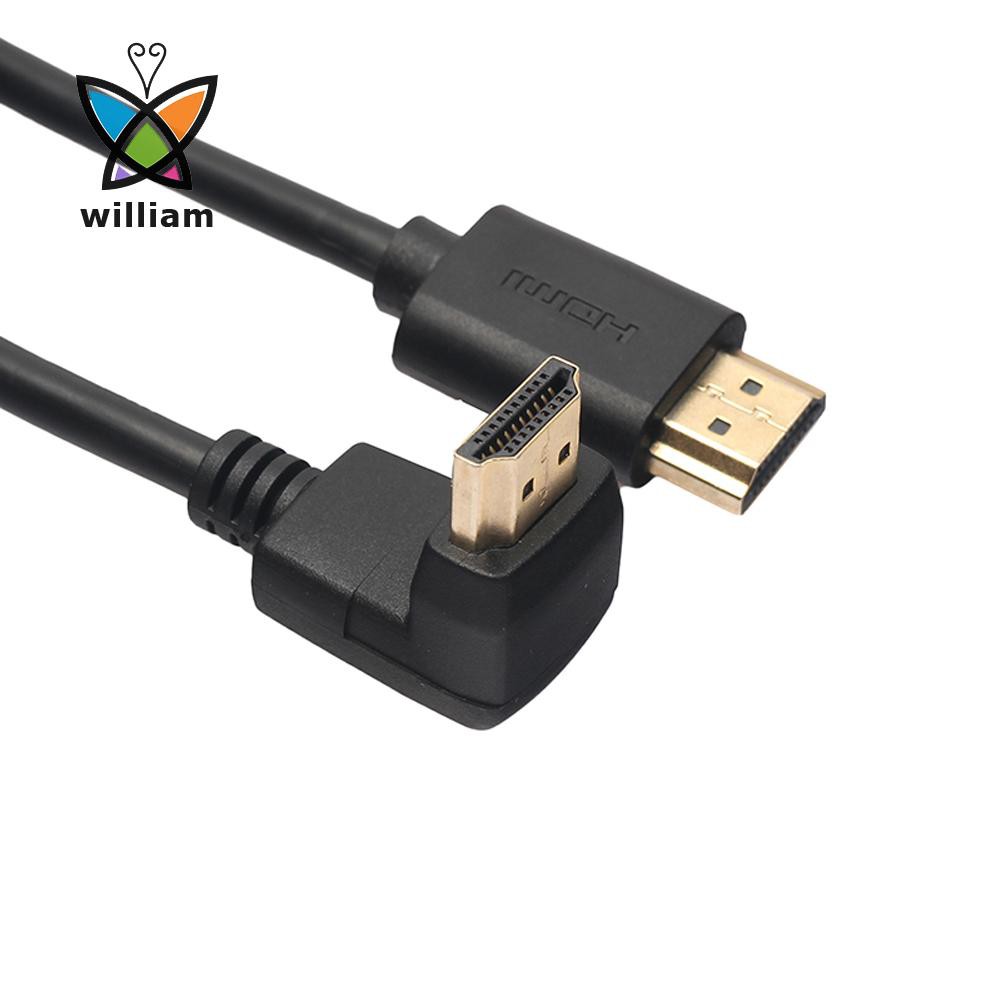 Ready 將 1 4 版本的hdmi 電纜具有270 度角支持ps3 Ps4 Tv Dvd 1m 蝦皮購物