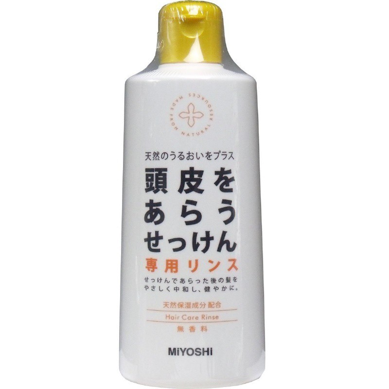 MIYOSHI 日本皇室御用指定品牌 - 液態皂洗髮精/潤髮乳 【樂購RAGO】 頭皮清爽 日本製