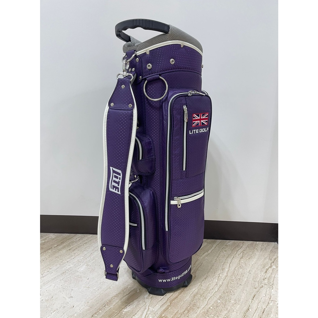 飛仕特高爾夫 Lite TA-5670 Cart Bag 9吋 ,紫 高爾夫球袋