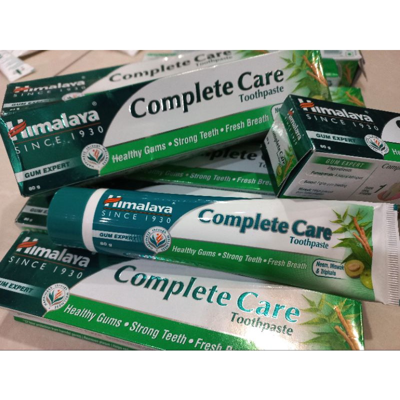 三條一組200元-印度Himalaya草本全效牙膏Complete Care Toothpaste 80克/條