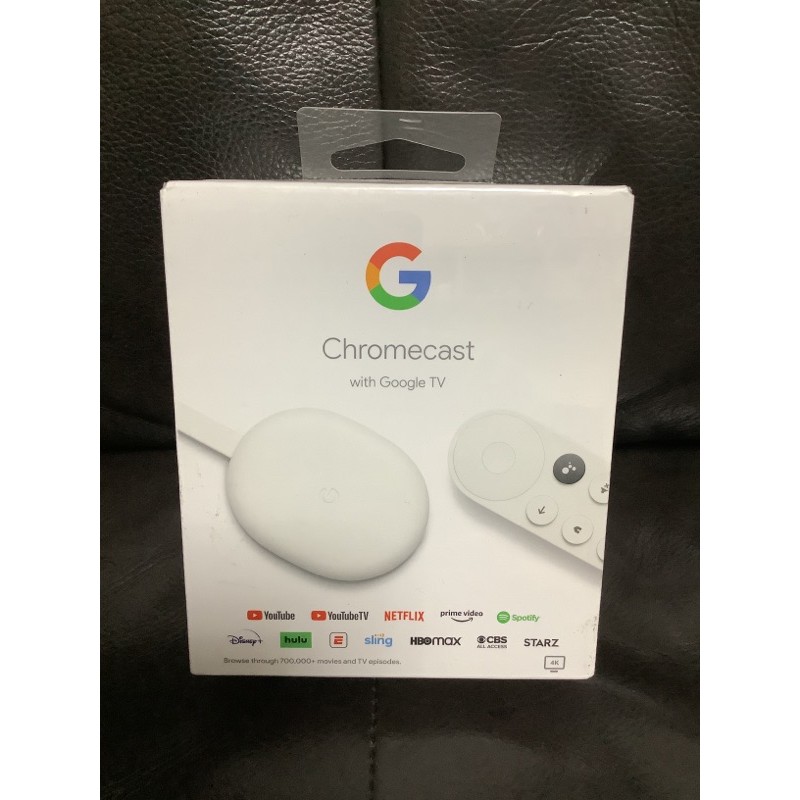 現貨 白色 Chromecast With Google TV