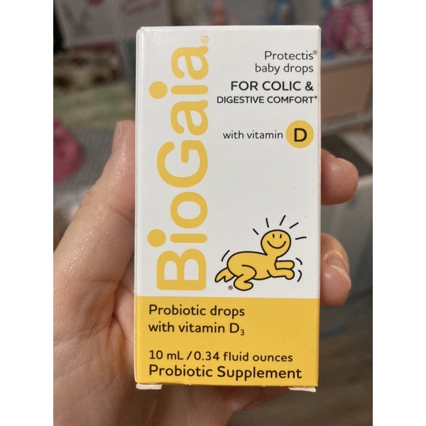 BioGaia 寶乖亞 D-plus 維生素D3+益生菌（母乳羅伊氏菌） 滴劑 10ml/瓶