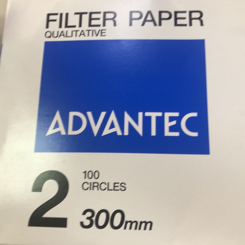 【MY化工】日本Toyo  ADVANTEC  定性濾紙1號 2號 300mm
