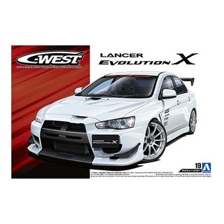 (大鳥叔叔模型)AOSHIMA青島 1/24 C-WEST CZ4A LANCER EVO X'07