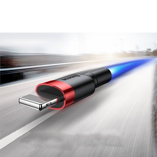 【出清現貨】Baseus 倍思 卡福樂 iPhone手機快充線 2.4A充電線 蘋果傳輸線 尼龍編織線