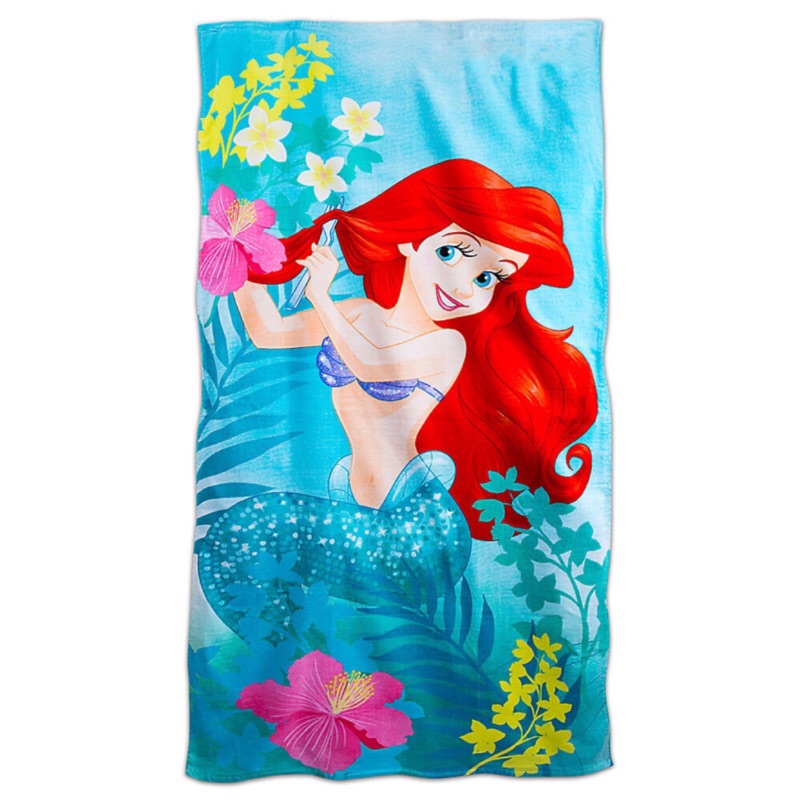 黛買黛購✈️ Disney 👑 限量全新正品 迪士尼 小美人魚 愛麗兒 海灘巾 大浴巾 大毛巾