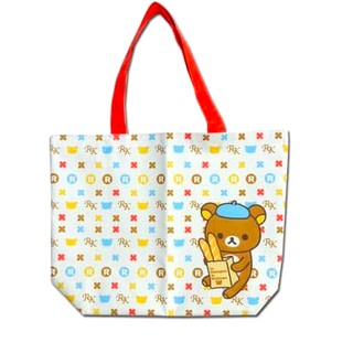 『現貨』全新 日本 正品 拉拉熊 懶懶熊 托特包 側揹包 包包 彩色 購物包 購物袋 提袋 joshin 非賣品