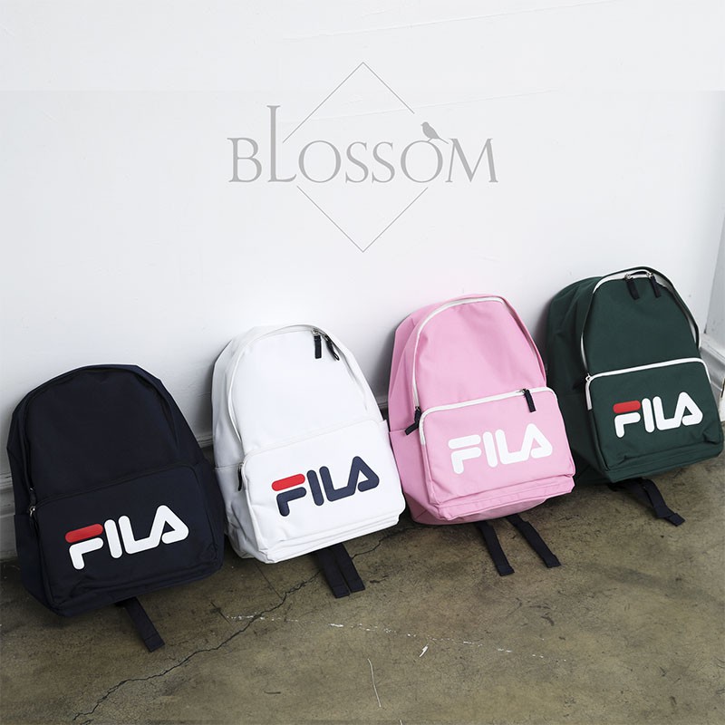 FILA 後背包 LOGO BIG BACKPACK 黑色 深藍 白色 三色 後背包 書包 韓系