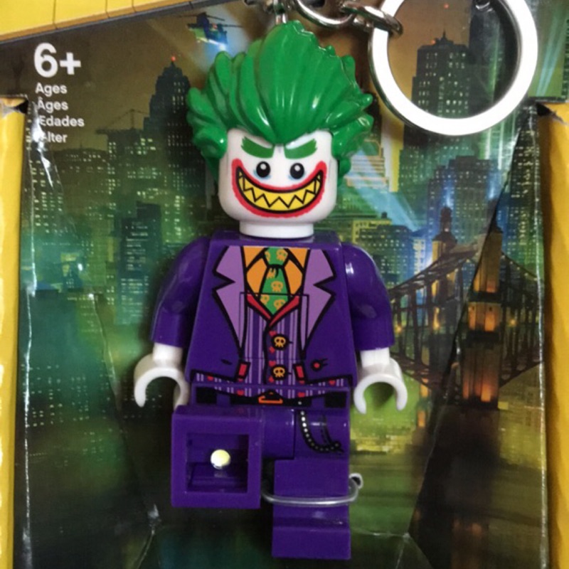 Happy廣場 LEGO 樂高 小丑 蝙蝠俠  的對手 小丑 LED 鑰匙圈 公仔 吊飾 鑰匙圈盒 正版