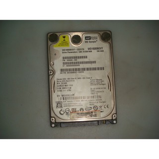 筆記型電腦~WD~2.5吋~硬碟~SATA~160GB~ <57>