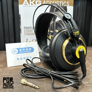 【搖滾玩家樂器】全新 台灣 公司貨 免運 奧地利 AKG K240 Studio 專業 半開放 耳罩式 監聽耳機 耳機