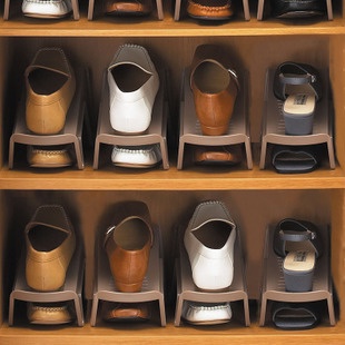 【猿人雜貨】日本製 1/2開口笑 鞋櫃收納架 鞋架 鞋收納架 鞋櫃收納 鞋櫃整理 收納鞋架