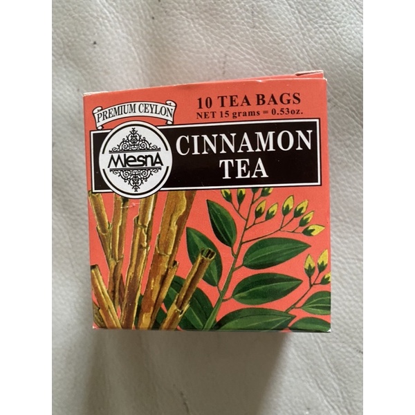 Mlesna｜Cinemann Tea曼斯納 肉桂紅茶 10入茶包/盒  現貨