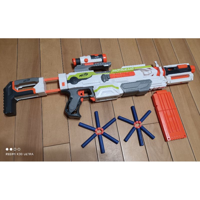 原廠正版 Nerf 孩之寶 稀有橘色板機 MODULUS 自由模組系列 ECS-10 電動槍 發射器 玩具槍 ELITE