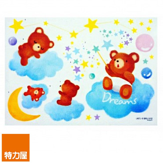 韓國Decoin大型創意夜光壁貼 小熊寶寶