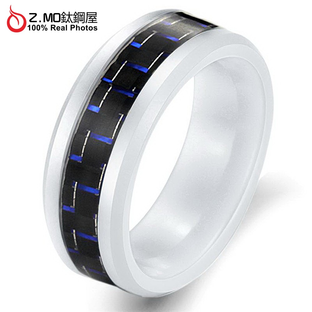 Z.MO鈦鋼屋-TBC-200    陶瓷戒指/中性格紋特殊設計/男生戒指/中性風格 單只價