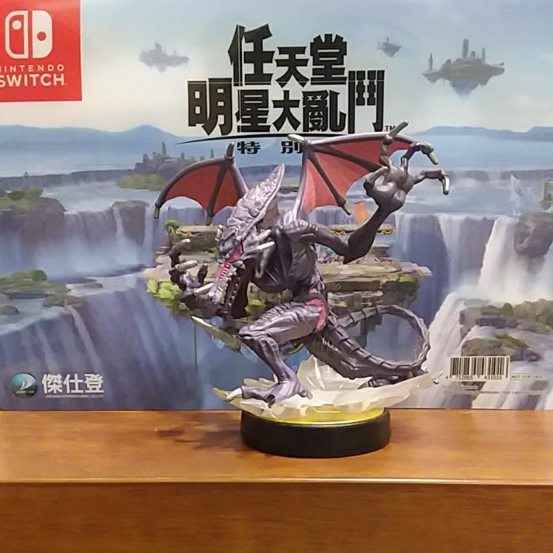 NS SWITCH amiibo 利雷德 RIDLEY 任天堂明星大亂鬥 人偶玩具 二手 無盒 NFC