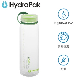 美國-【HydraPak】RECON 1000 BPA & PVC free 再回收材質水壺1000ML/運動水壺