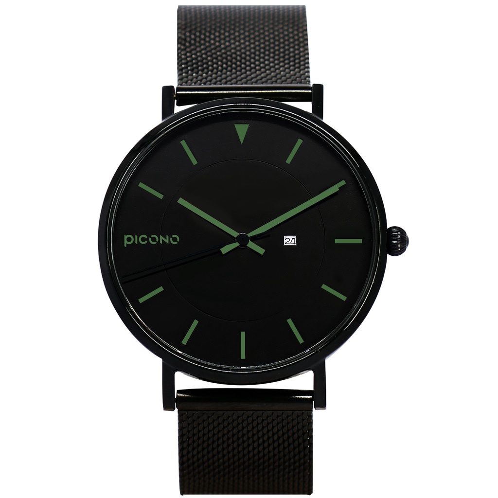 PICONO RGB簡約米蘭錶帶系列手錶 綠色 RGB-6402