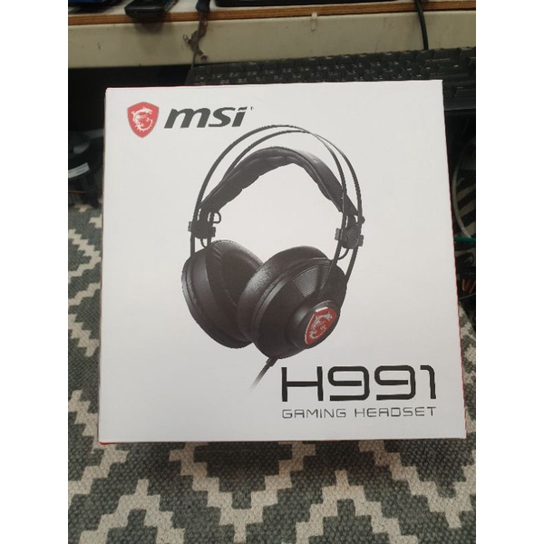 微星msi h991耳罩式電競耳機