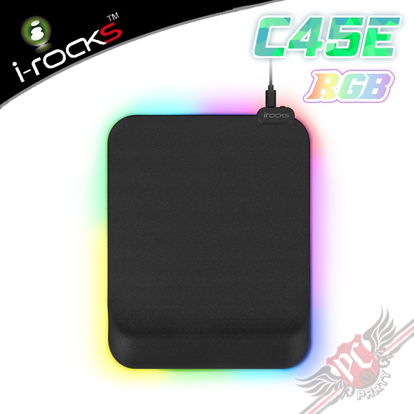 艾芮克 i-ROCKS C45 RGB 護腕滑鼠墊 IRC45E PCPARTY
