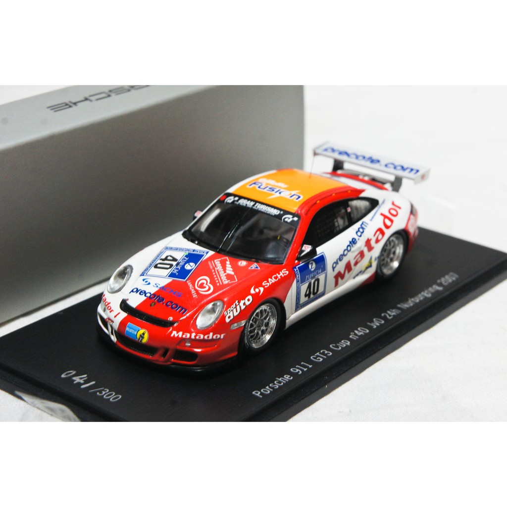 【現貨特價】保時捷原廠 1:43 Porsche 911 997 GT3 Cup No.40 紐柏林 2007 ※限量※