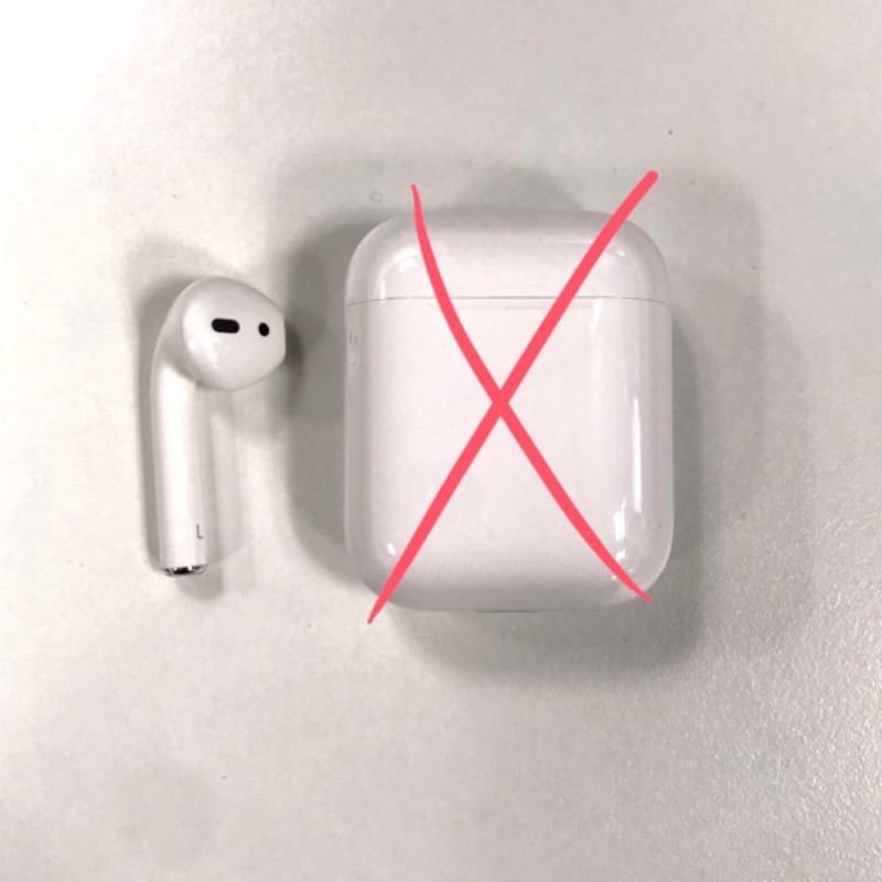 🍎 Apple AirPods 2 原廠 藍牙耳機 ‼️只剩左耳‼️ 單只 無右耳 單賣 可面交 二手 保固內