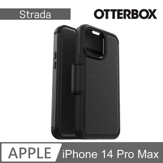 OtterBox iPhone 14 Pro Max Strada步道者真皮掀蓋皮套保護殼