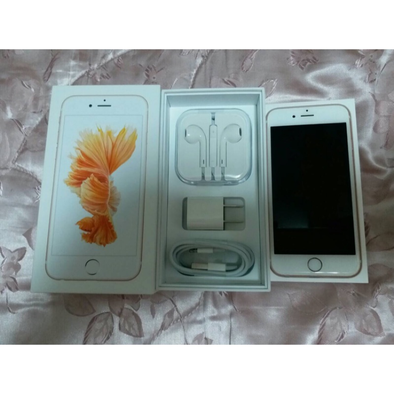 二手 iPhone6S 玫瑰金64G盒裝