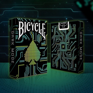 Bicycle 腳踏車 單車 Dark mode 夜間模式 反光雷射 收藏花切潮流撲克牌