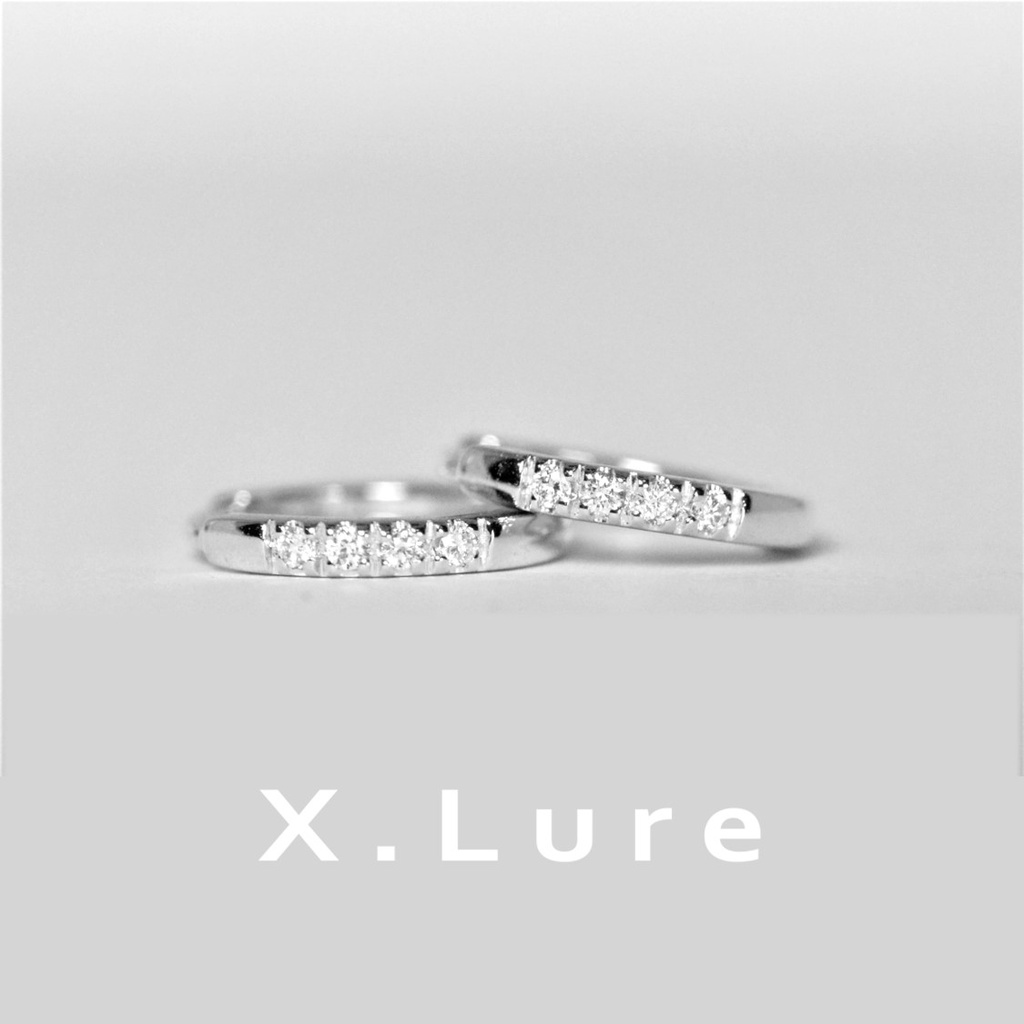 【X.LURE】14K 簡單圈型鑽石耳環 圓圈耳環 O型耳環 耳圈 鑽耳環 真金 真鑽 K金 輕珠寶