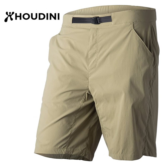 【Houdini 瑞典】Crux Shorts 快乾短褲 短褲 休閒短褲 男款 草原綠 (260924)