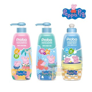 博寶兒 佩佩豬 護敏泡泡露/柔護沐浴露/柔護洗髮露500ml - Probo/Peppa Pig/沐浴乳/洗髮乳