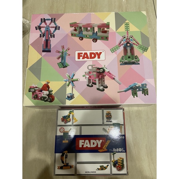 二手FADY積木❤️粉彩積木288pcs大盒 + 基本色71pcs。相容 Lasy 樂寶 LOWE