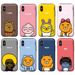 韓國 KAKAO 手機殼 雙層殼│iPhone 15 14 13 12 11 Pro Max Mini Plus