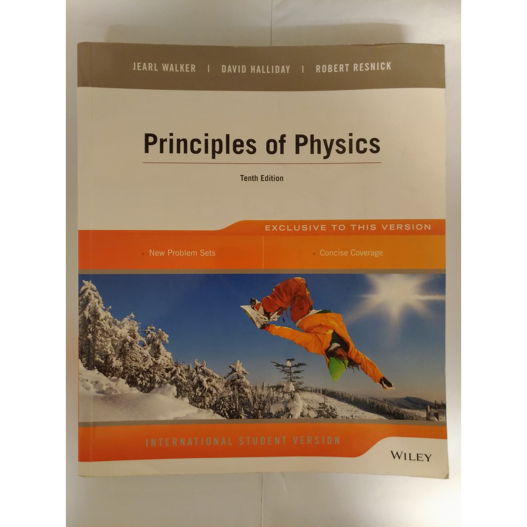 #4普通物理Principles of Physics,10th,Halliday,9781118230749