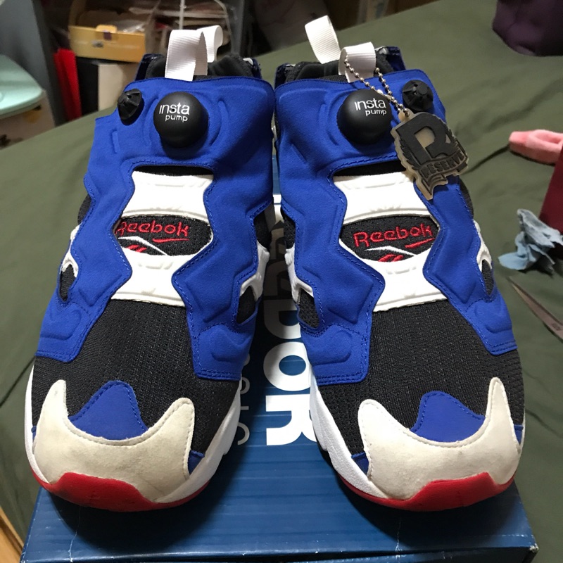 保證正品Reebok INSTA PUMP FURY OG M40934 紅白藍 三色旗 鋼彈 20周年 男生：9號