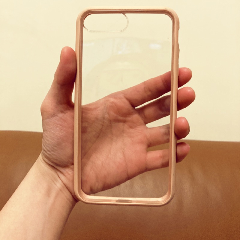 「降價」二手 便宜 犀牛盾 粉白 iPhone 8 Plus 含透明背蓋
