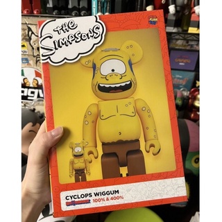 BLS • BE@RBRICK 辛普森 Simpsons 獨眼巨人 CYCLOPS WIGGUM 400%+100%