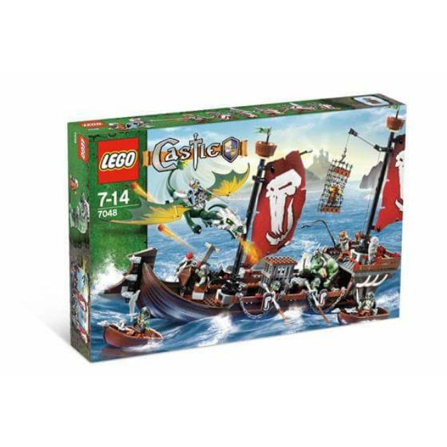 [玩樂高手附發票]公司貨 樂高 LEGO 7048 巨怪攻擊戰艦 絕版